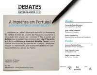 Debate  "A Imprensa em Portugal - Responsabilidade ou Impunidade?"